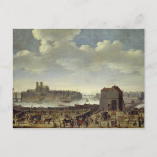 View of the Bridge and Quai de la Tournelle Postcard