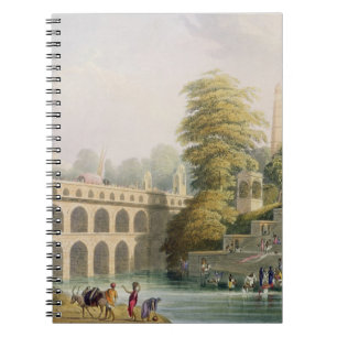 View of the Bridge near Baroda in Guzerat, from Vo Notebook