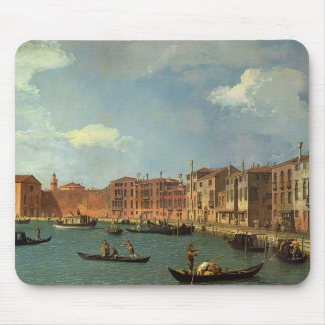 View of the Canal of Santa Chiara, Venice Mouse Pad (Front)