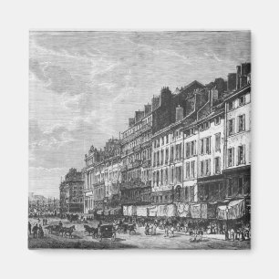 View of the Canebiere at Marseilles Magnet