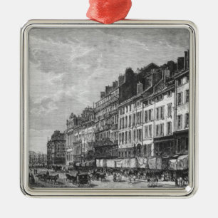 View of the Canebiere at Marseilles Metal Tree Decoration