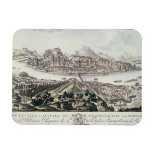 View of the Capital City and Fortress of Salzburg, Magnet