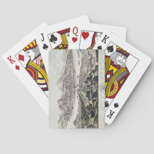 View of the Capital City and Fortress of Salzburg, Playing Cards