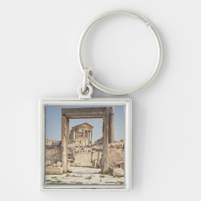 View of the Capitolium, 166-167 AD Key Ring (Front)