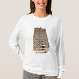 View of the carved exterior of the south gopuram T-Shirt