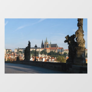 View of the Castle from Charles bridge in Prague