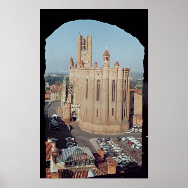 View of the Cathedral of Sainte-Cecile Poster (Front)