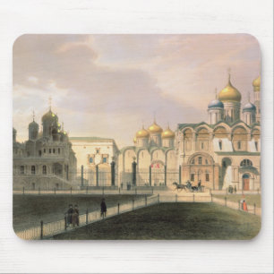 View of the Cathedrals in the Moscow Kremlin Mouse Pad