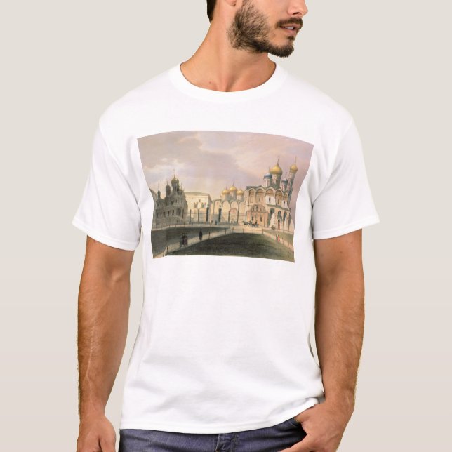 View of the Cathedrals in the Moscow Kremlin T-Shirt (Front)