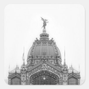 View of the Central Dome Square Sticker