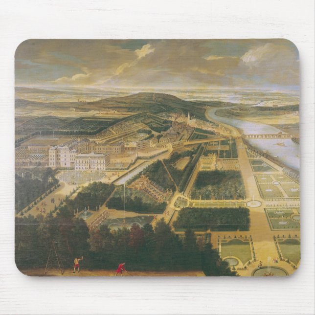 View of the Chateau and Gardens of St. Cloud, Mouse Pad (Front)