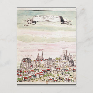 View of the Chateau de Loches, 1699 Postcard