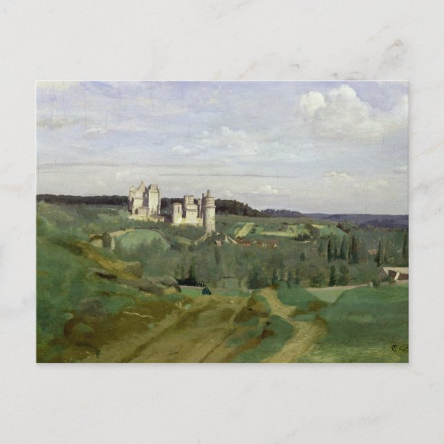 View of the Chateau de Pierrefonds, c.1840-45 Postcard (Front)