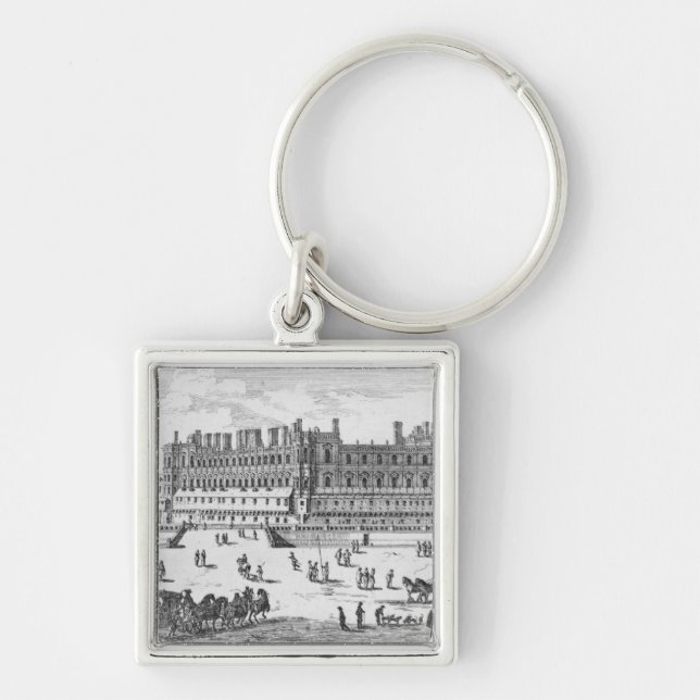 View of the Chateau de Saint-Germain-en-Laye Key Ring (Front)