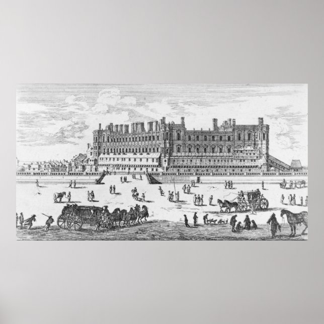 View of the Chateau de Saint-Germain-en-Laye Poster (Front)