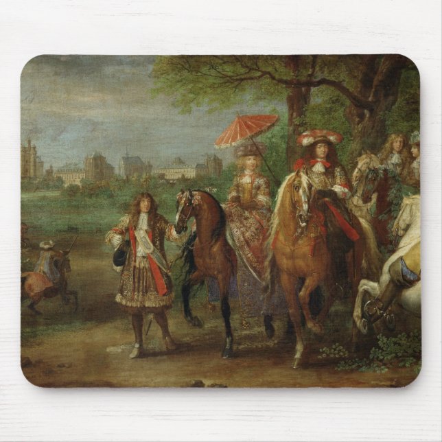View of the Chateau de Vincennes Mouse Pad (Front)