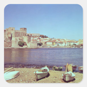 View of the Chateau des Templiers Square Sticker