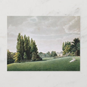 View of the Chateau near the Stone Bridge Postcard