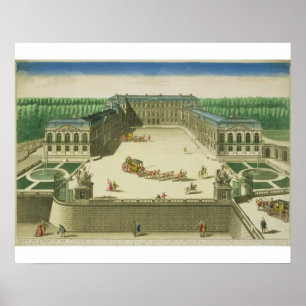 View of the Chateau of St. Cloud, engraved by Anto Poster