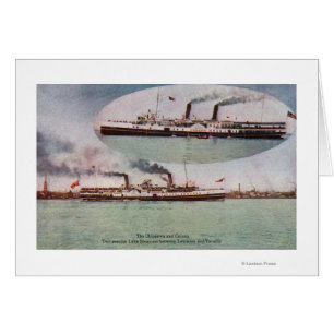 View of the Chippewa and Corona Steamers