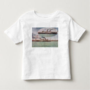 View of the Chippewa and Corona Steamers Toddler T-Shirt