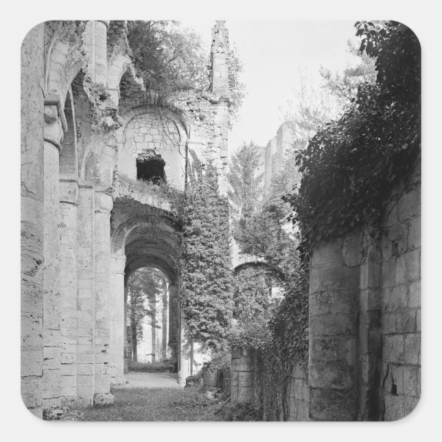 View of the church, c.1052-67 square sticker (Front)