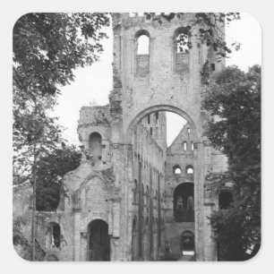View of the church interior, c.1052-67 square sticker