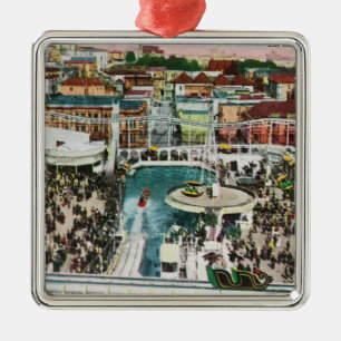 View of the Chutes from Above # 2 Metal Ornament