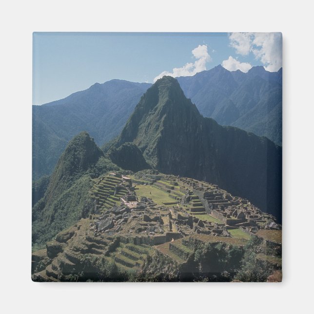 View of the citadel at Machu Picchu Magnet (Front)