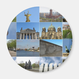 View of the city of Berlin in Germany Magnet