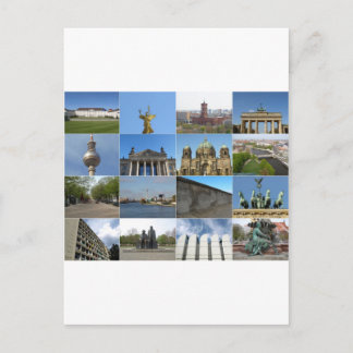 View of the city of Berlin in Germany Postcard