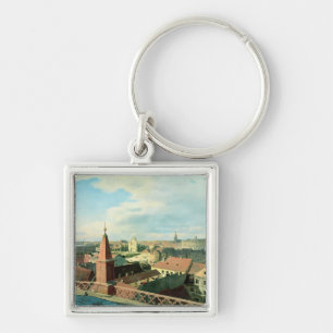 View of the city of Berlin with Altes Museum Key Ring