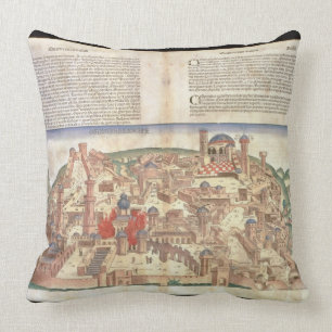 View of the city of Jerusalem, from the Nuremberg Cushion