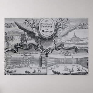 View of the city of Madrid Poster