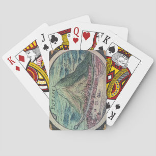 View of the city of Potosi, Bolivia, with its famo Playing Cards