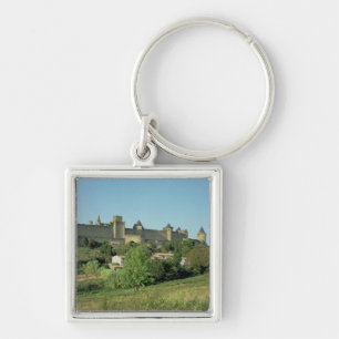 View of the city walls key ring
