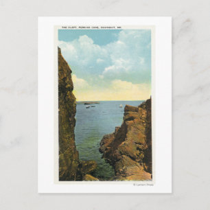 View of the Cleft at Perkins Cove Postcard