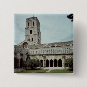 View of the cloister 15 cm square badge