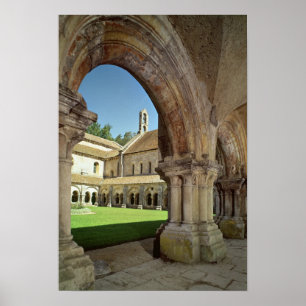 View of the cloister poster