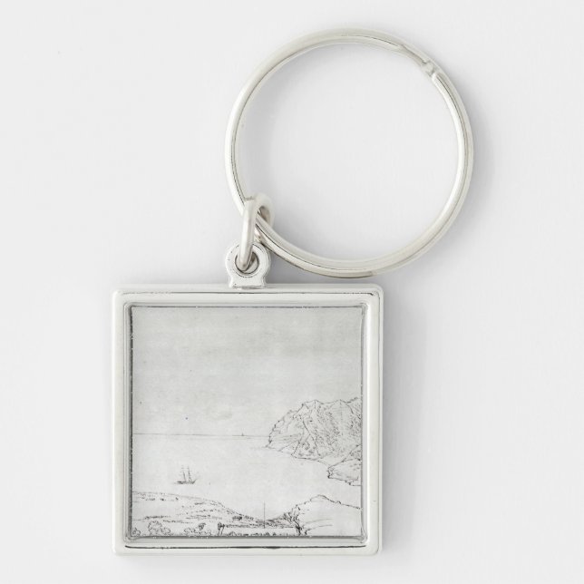 View of the coast off Chile Key Ring (Front)