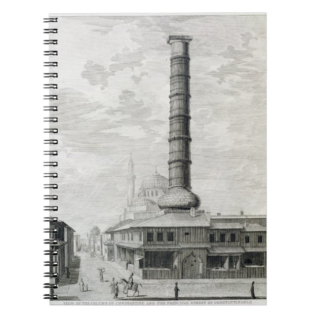 View of the Column of Constantine and the Principa Notebook (Front)