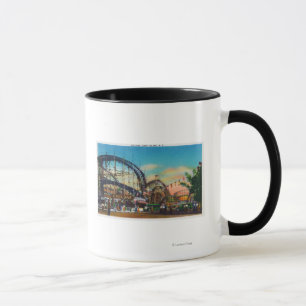 View of the Cyclone Rollercoaster # 1 Mug