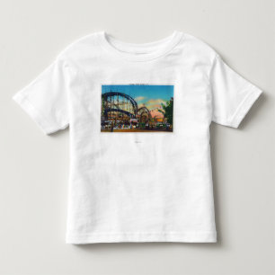 View of the Cyclone Rollercoaster # 1 Toddler T-Shirt