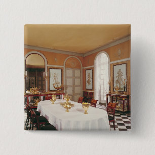 View of the dining room 15 cm square badge