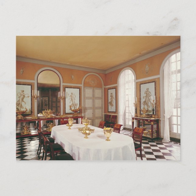 View of the dining room postcard (Front)