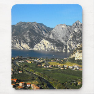 View of the Dolomite mountains of Northern Italy Mouse Pad