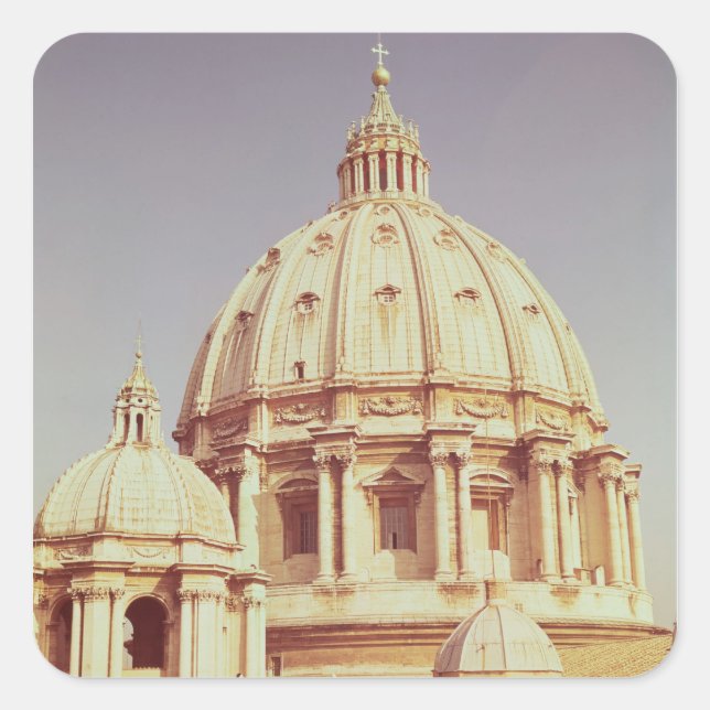 View of the dome, 1546-93 square sticker (Front)