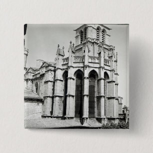 View of the east end of the church, built 15 cm square badge