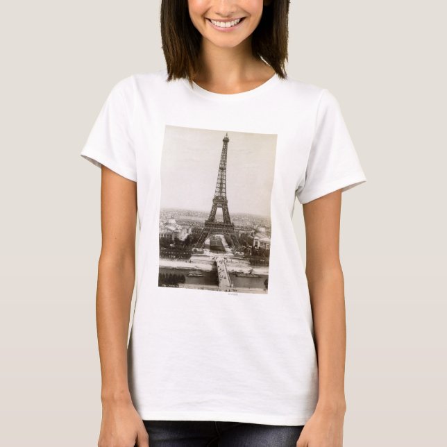 View Of The Eiffel Tower, 1900 T-Shirt (Front)