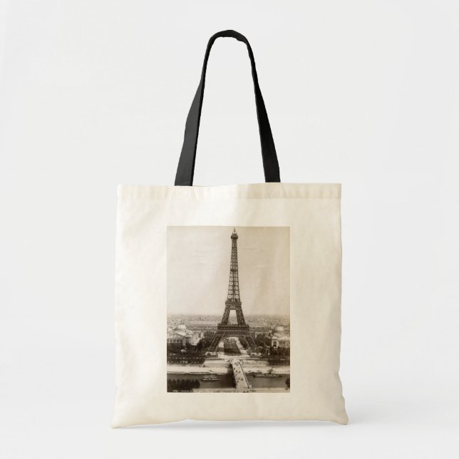View Of The Eiffel Tower, 1900 Tote Bag (Front)